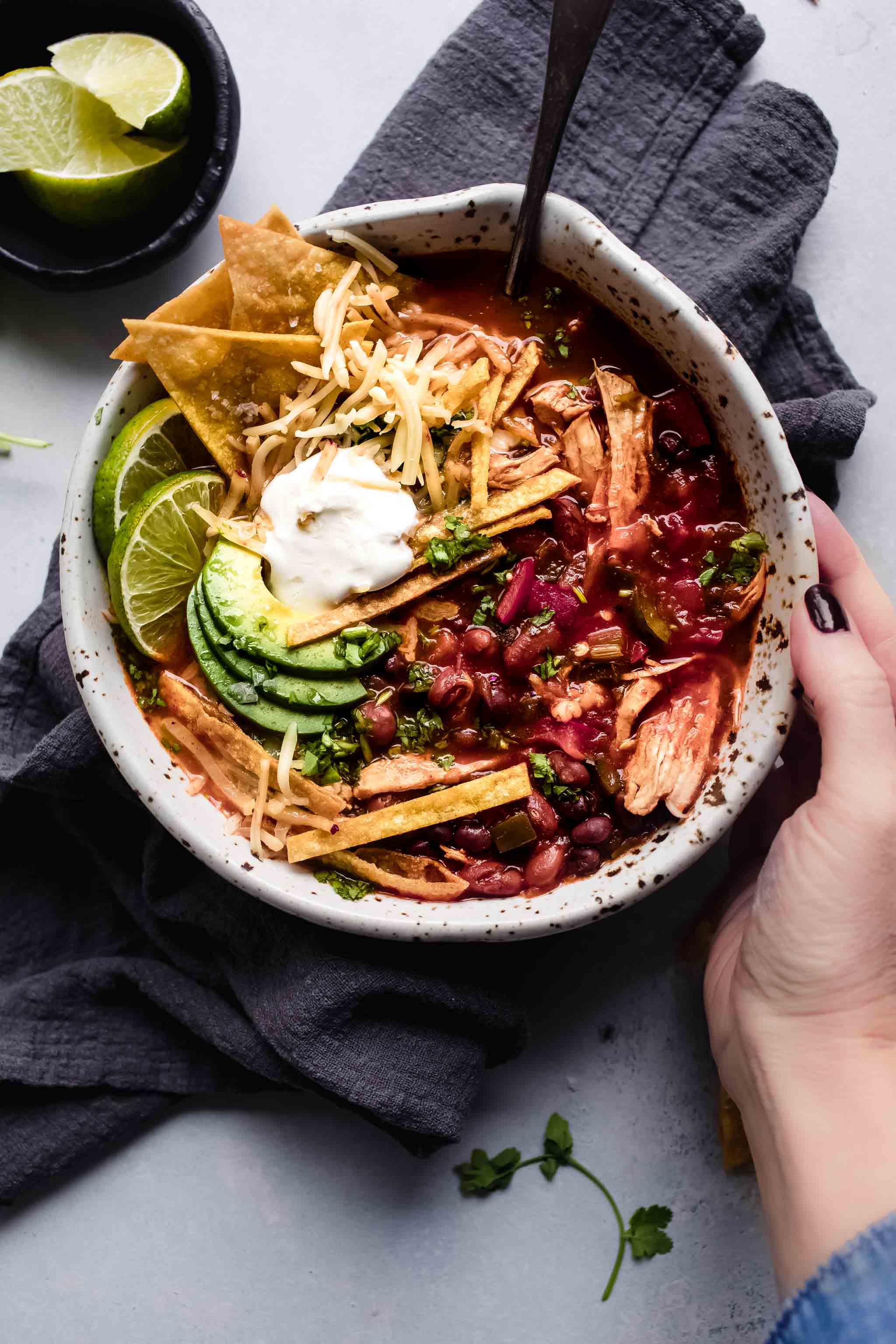 Instant Pot Chicken Tortilla Soup