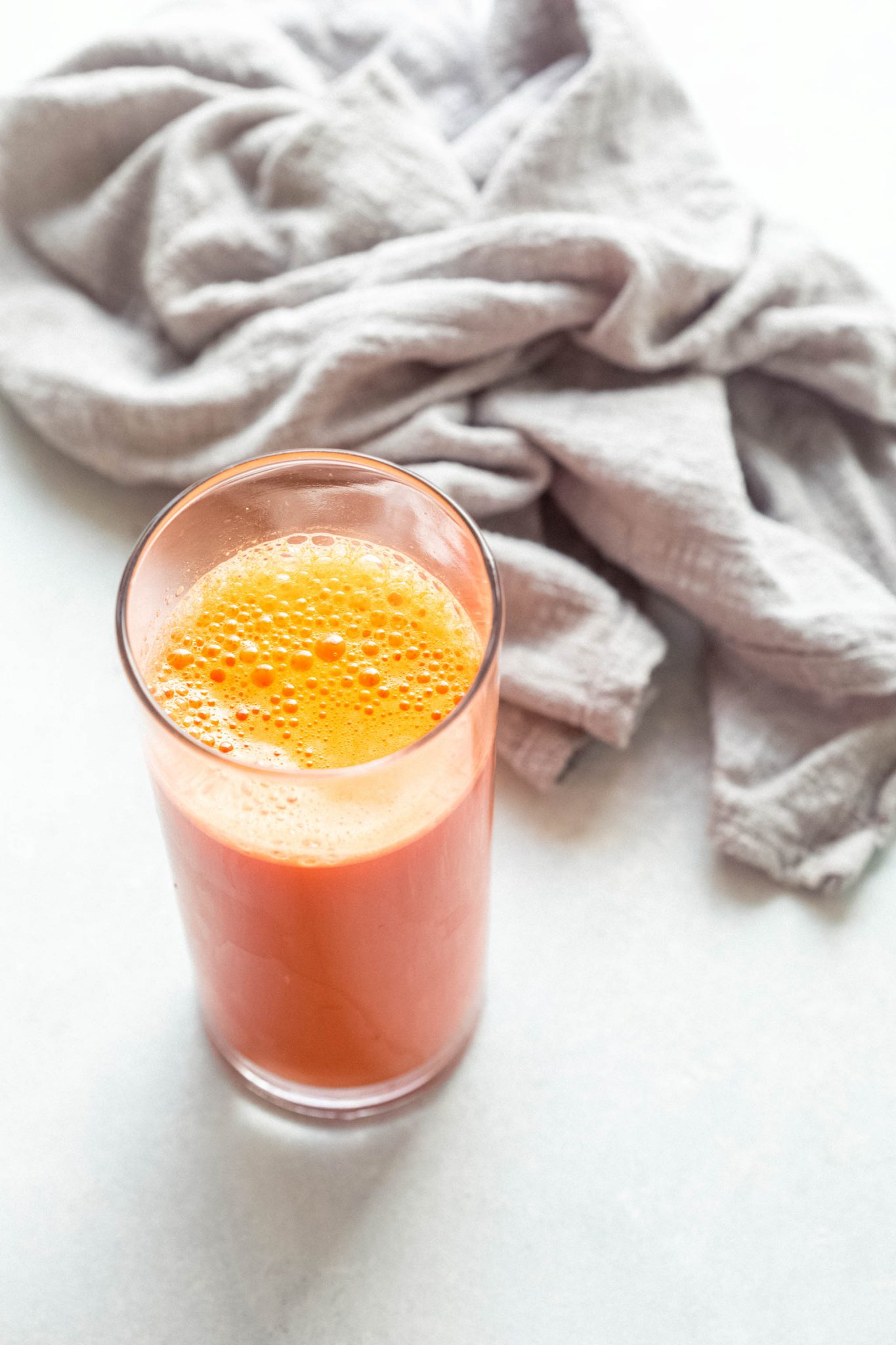 Orange Carrot Ginger Juice.