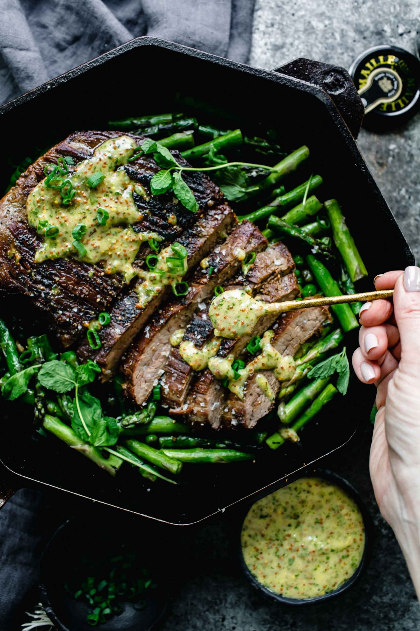 Steak with Vegetables (One Skillet) Platings + Pairings