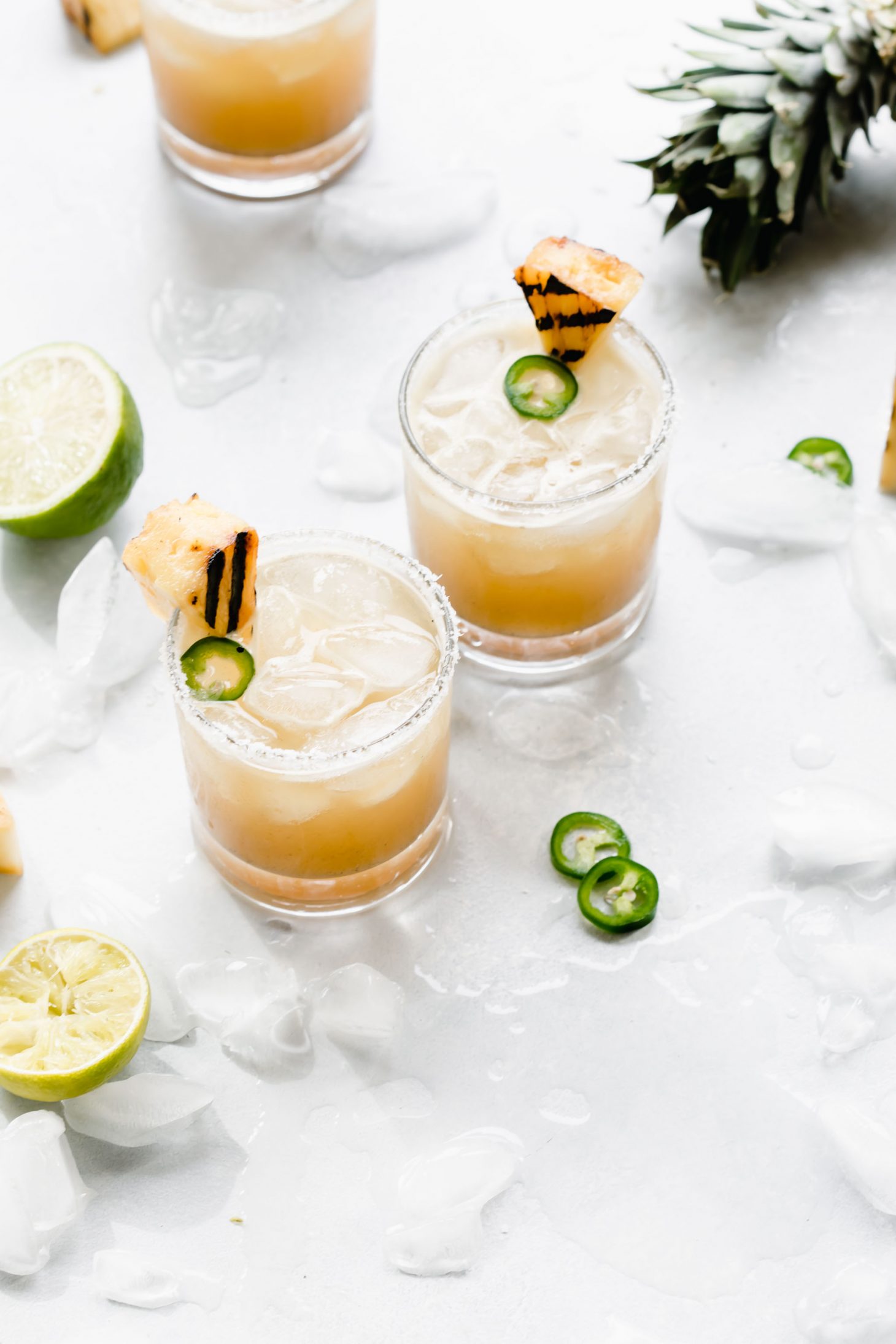 Grilled Pineapple Margarita Recipe (Spicy + Smoky)