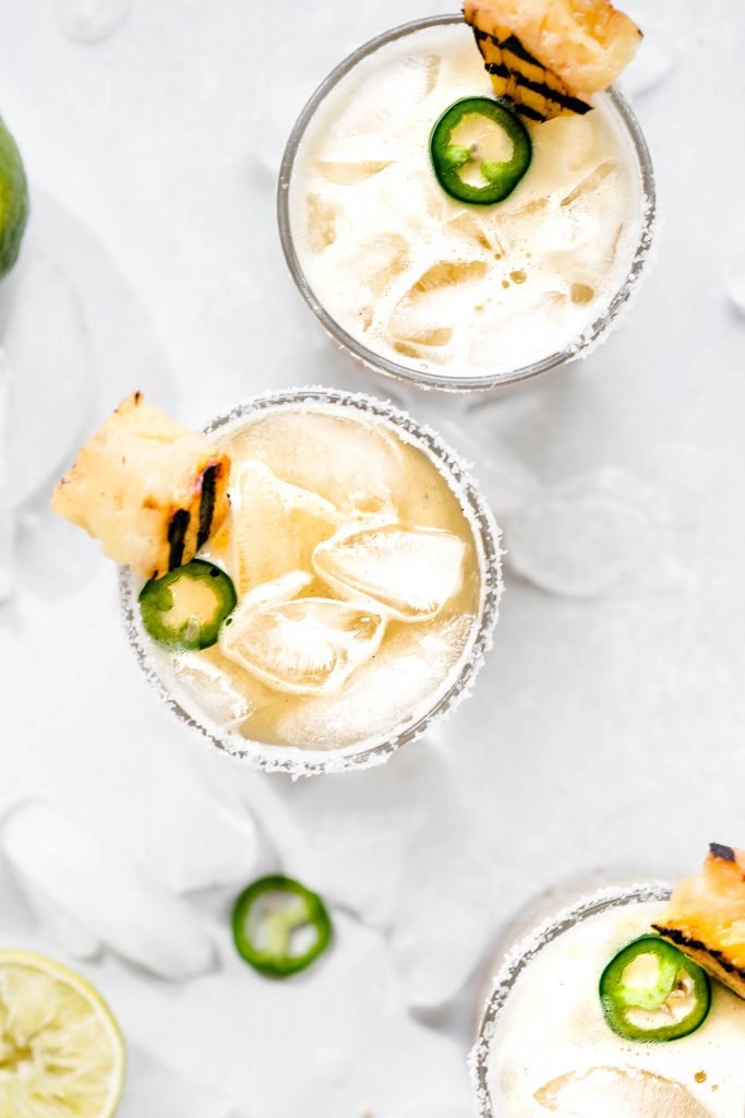 Grilled Pineapple Margarita Recipe (Spicy + Smoky)