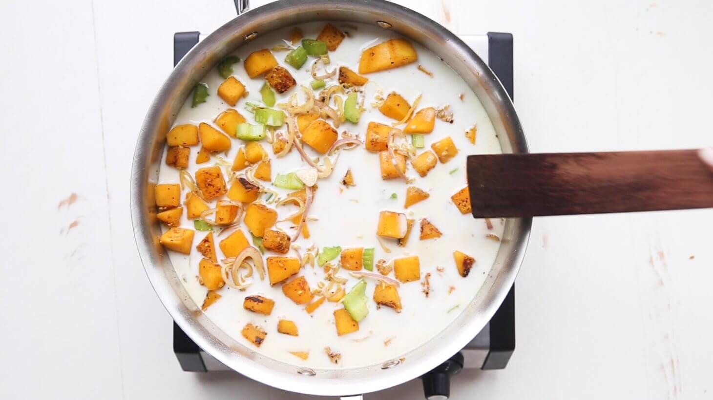 Indian Butternut Squash Curry + VIDEO Platings + Pairings