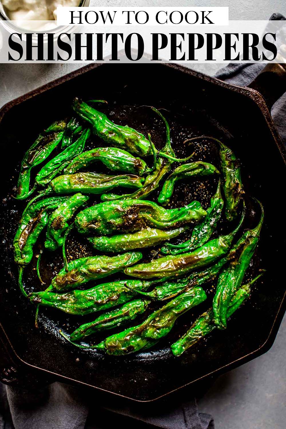 Blistered Shishito Peppers (Quick + Easy Recipe)