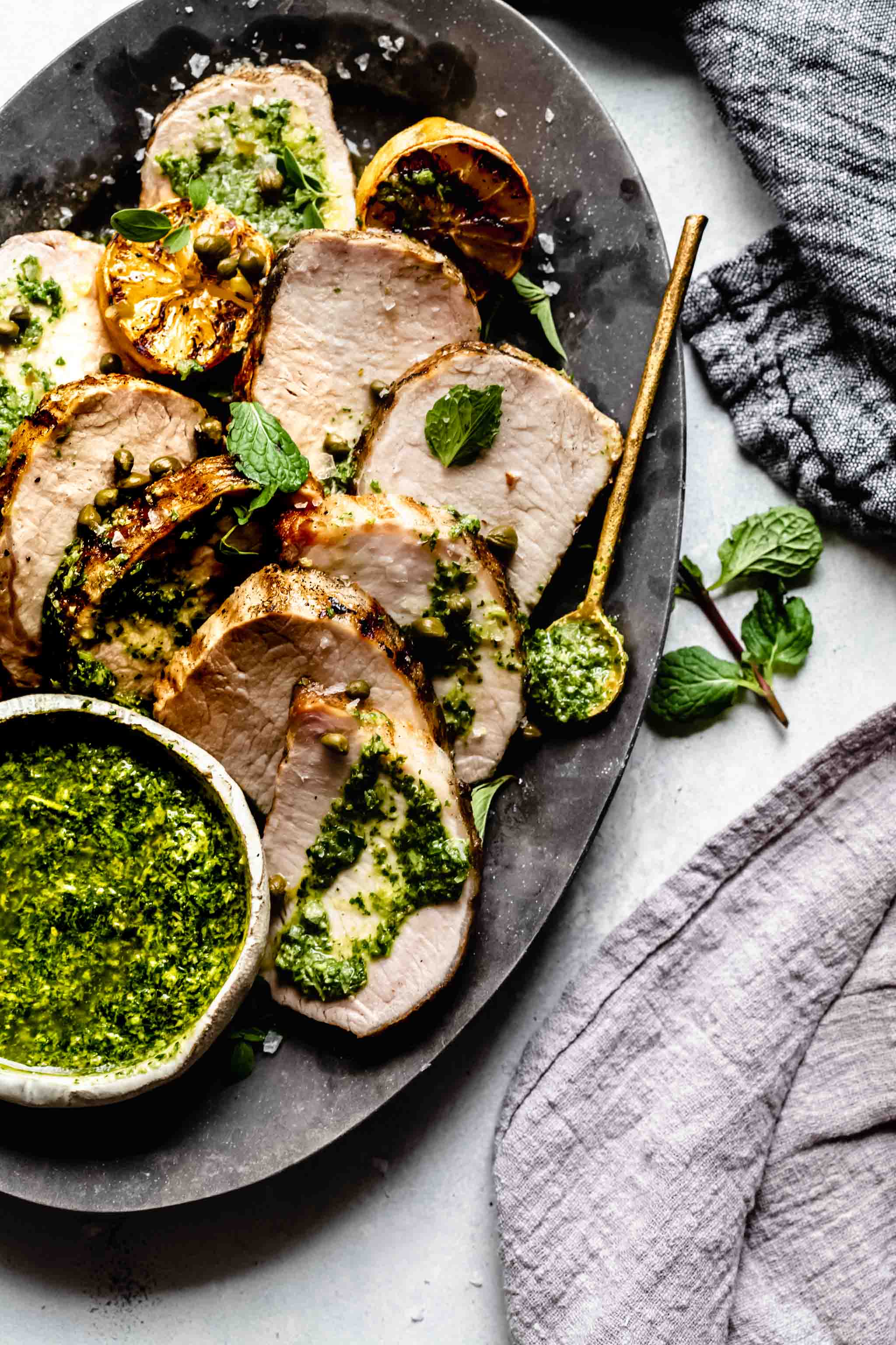 Grilled Pork Tenderloin With Chimichurri Platings Pairings