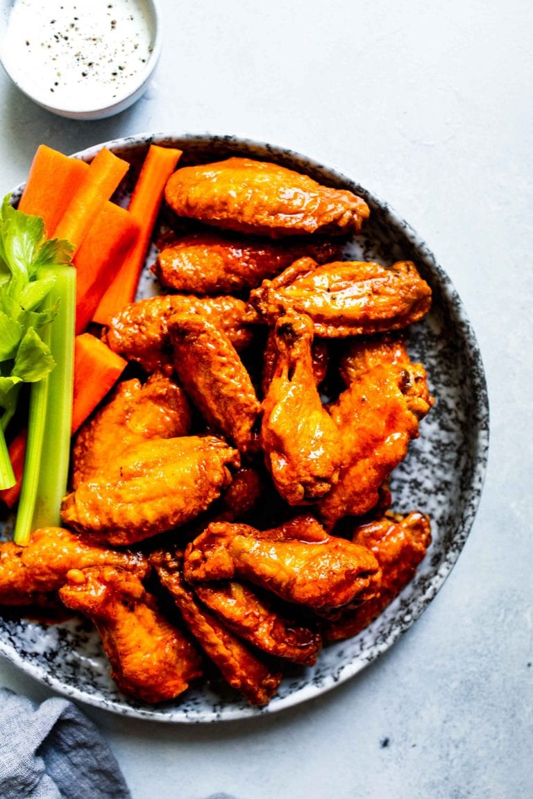 Crispy Oven Baked Buffalo Wings