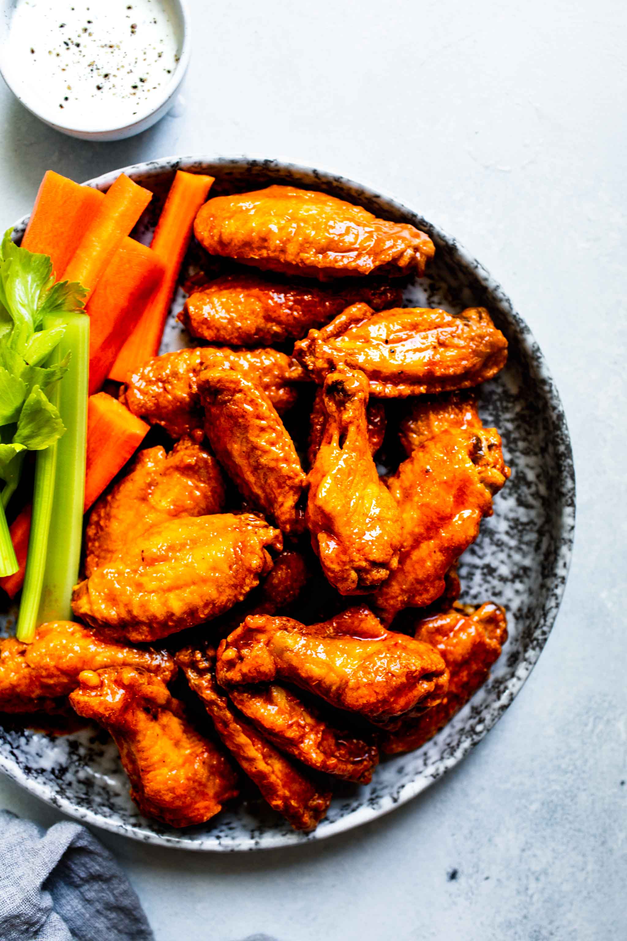 Crispy Oven Baked Buffalo Wings