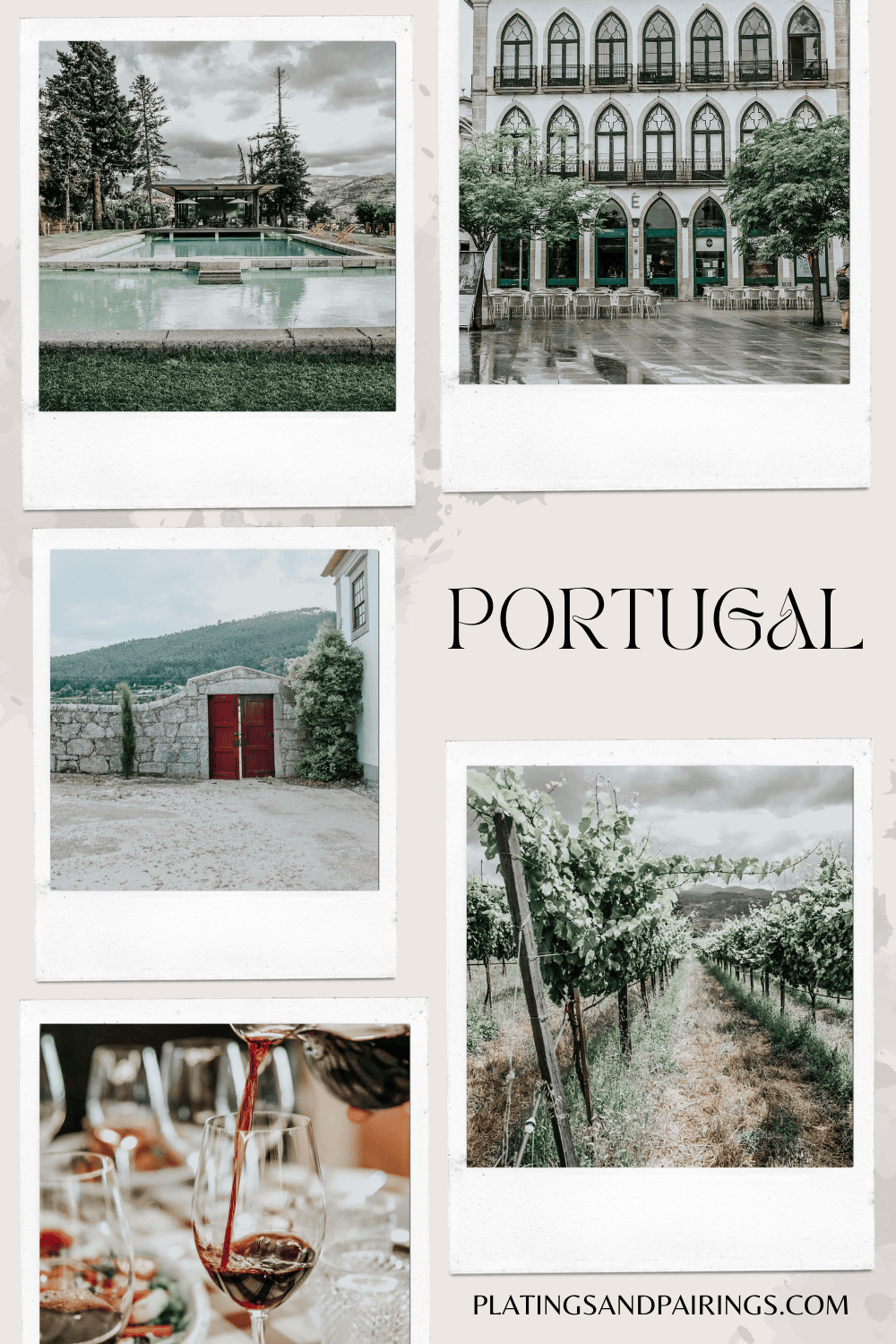 Collage of things to do in Portugal's Vinho Verde Region with text overlay.