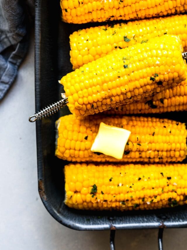Pressure Cooker Corn on the Cob Platings + Pairings
