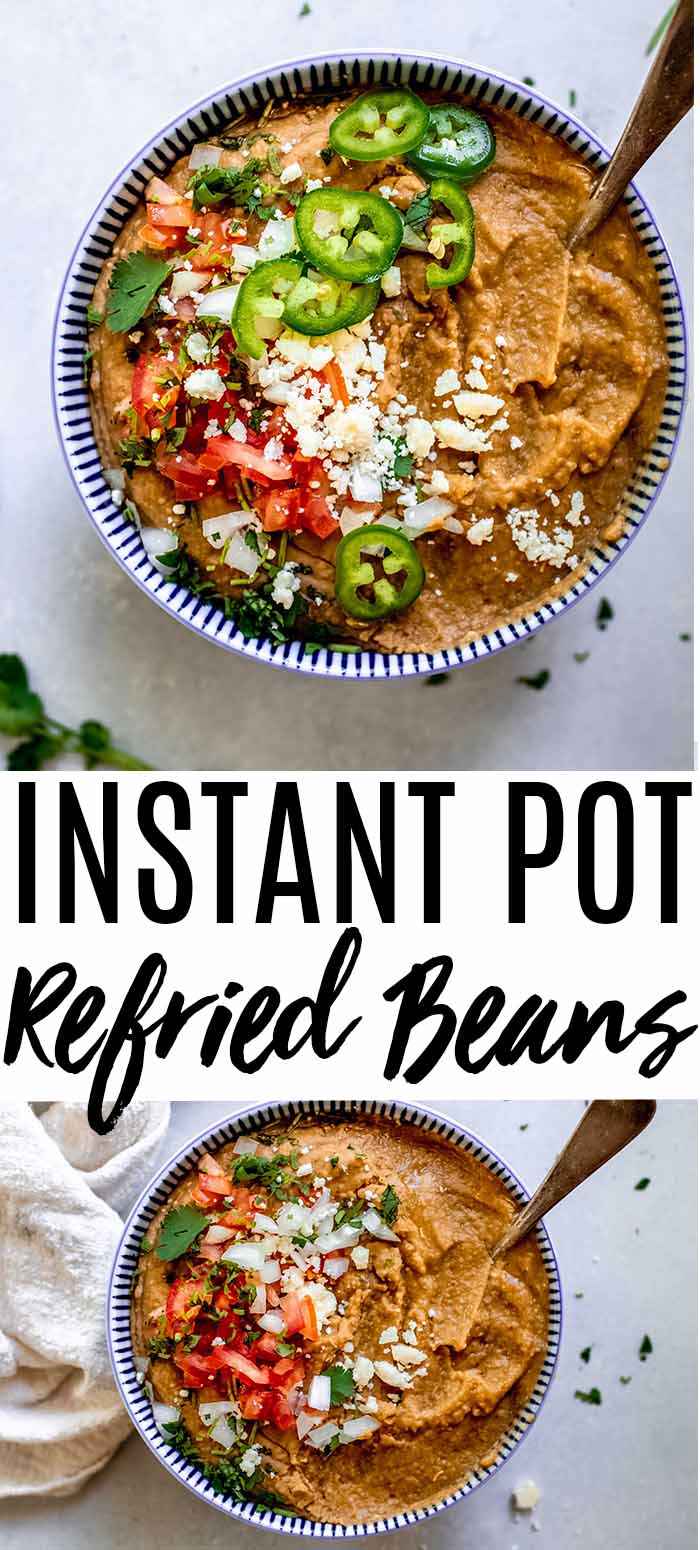 The BEST Instant Pot Refried Beans (No Soaking!) Platings + Pairings
