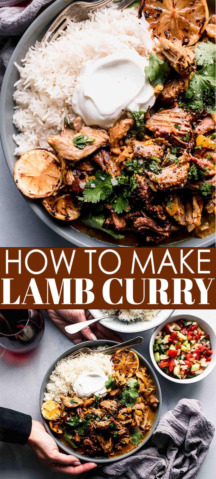 Lamb Curry Recipe (Slow Cooker or Instant Pot) Platings + Pairings