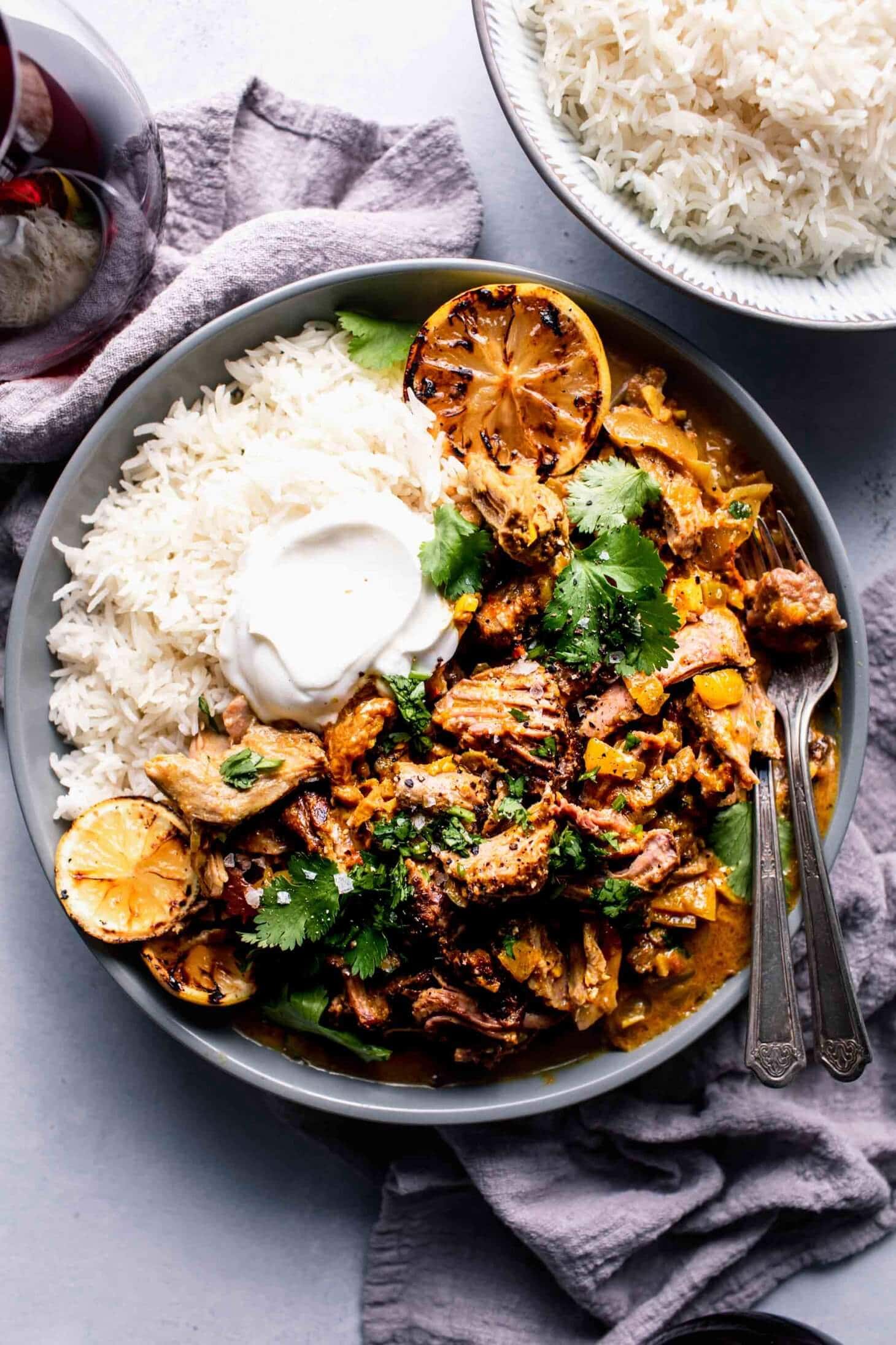 Slow Cooker Lamb Curry Recipe (Indian Inspired)