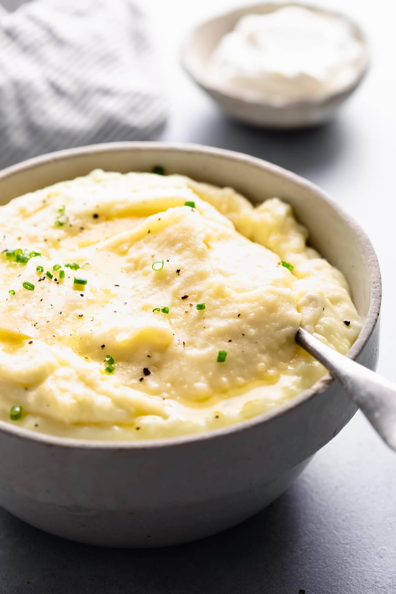 Easy Homemade Mashed Potatoes with Sour Cream