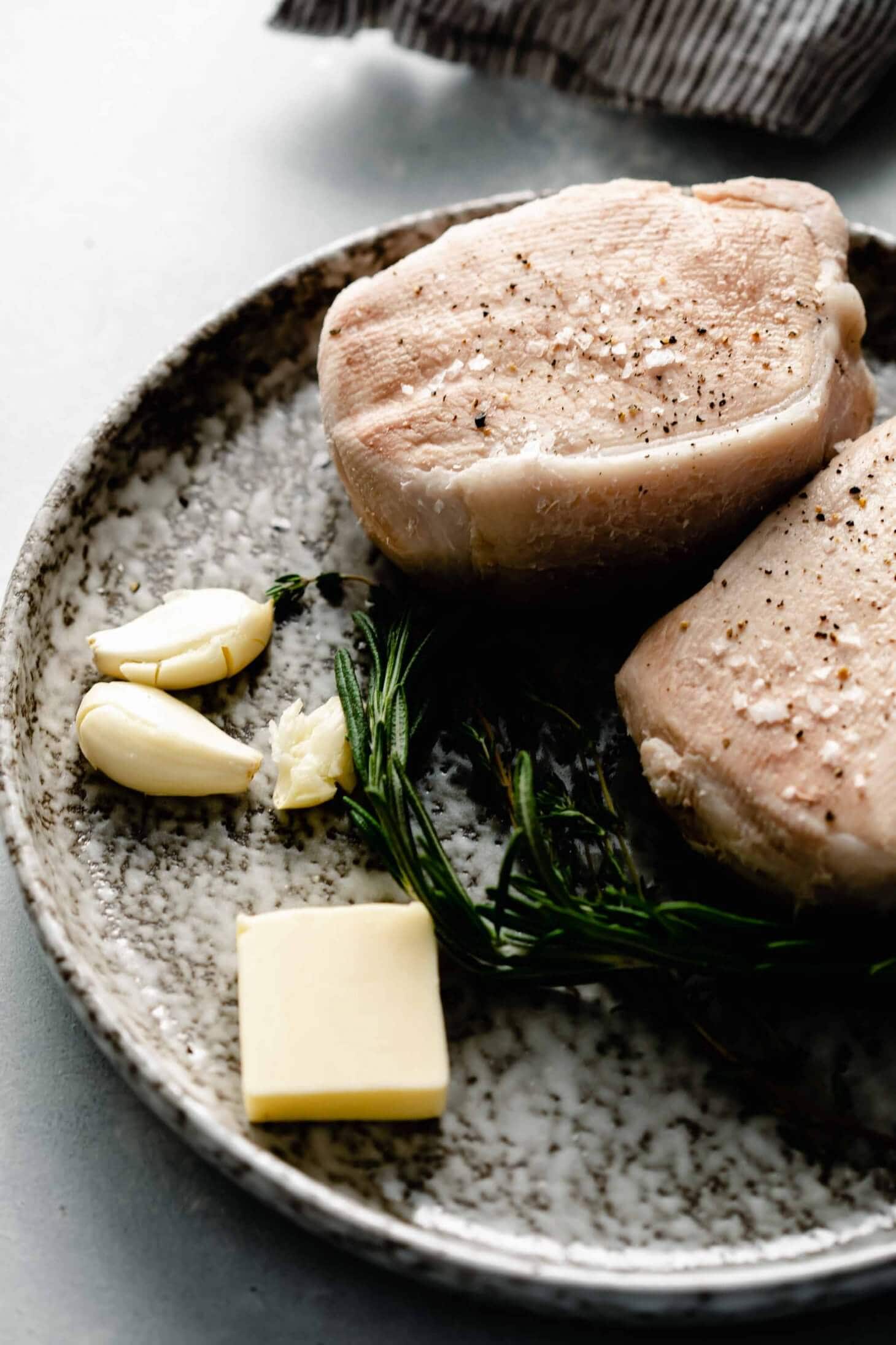 Sous Vide Pork Chops Recipe Platings + Pairings