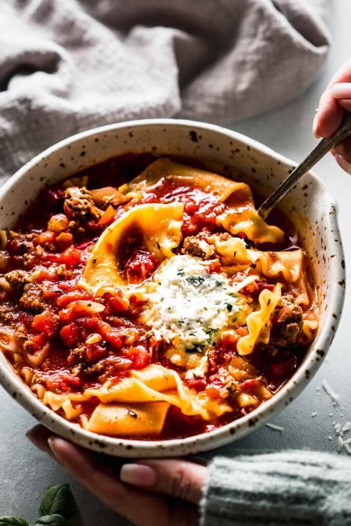 Instant Pot Lasagna Soup (EASY 10Minute Recipe)