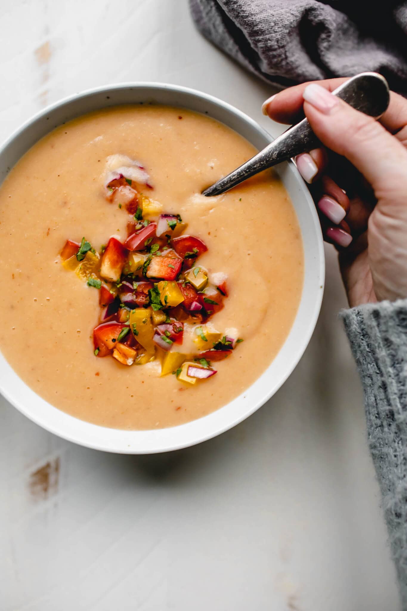 Potato Cheese Soup With Pumpernickel Croutons Recipe Potato Cheese Soups Cheese Soup Recipes