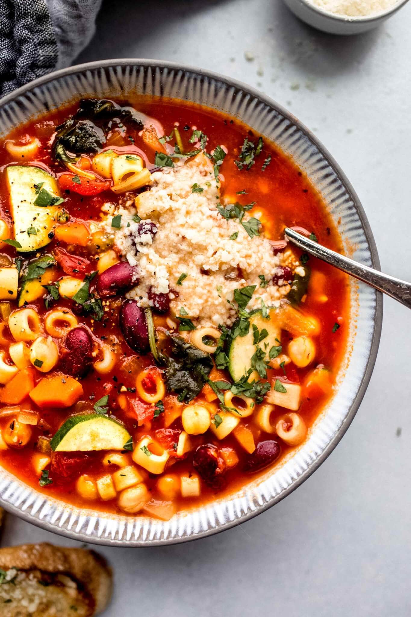 Instant Pot Minestrone STORY - Platings + Pairings