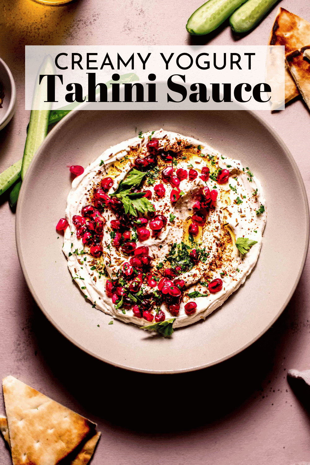 Tahini Yogurt Sauce (Middle Eastern Yogurt Sauce)