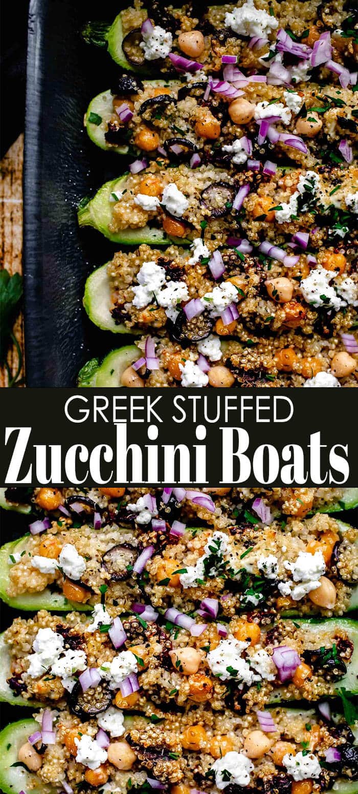 Greek Stuffed Zucchini Boats (30Minute Recipe!) Platings + Pairings