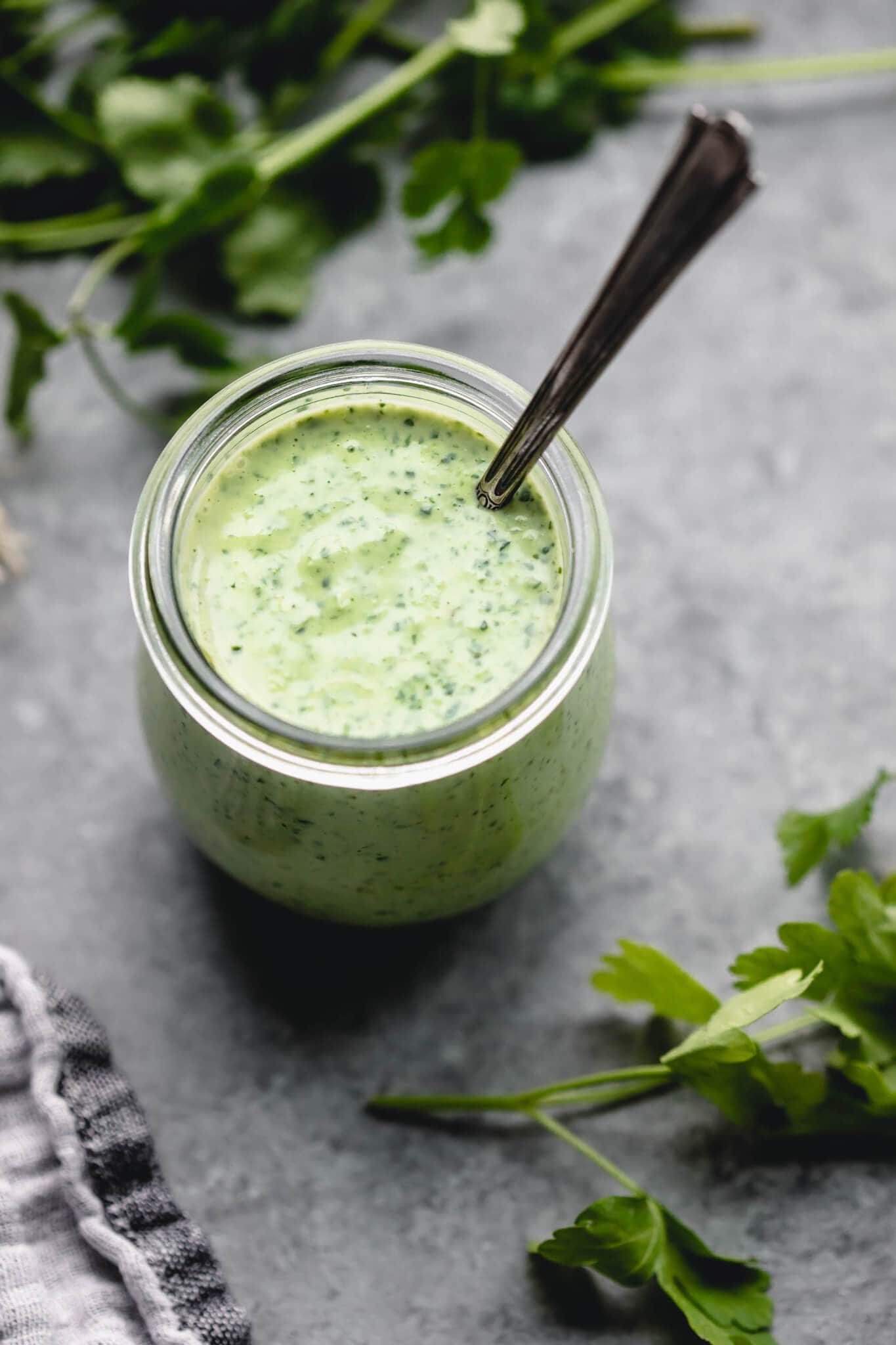 Green Goddess Dressing Recipe (Easy + Creamy)