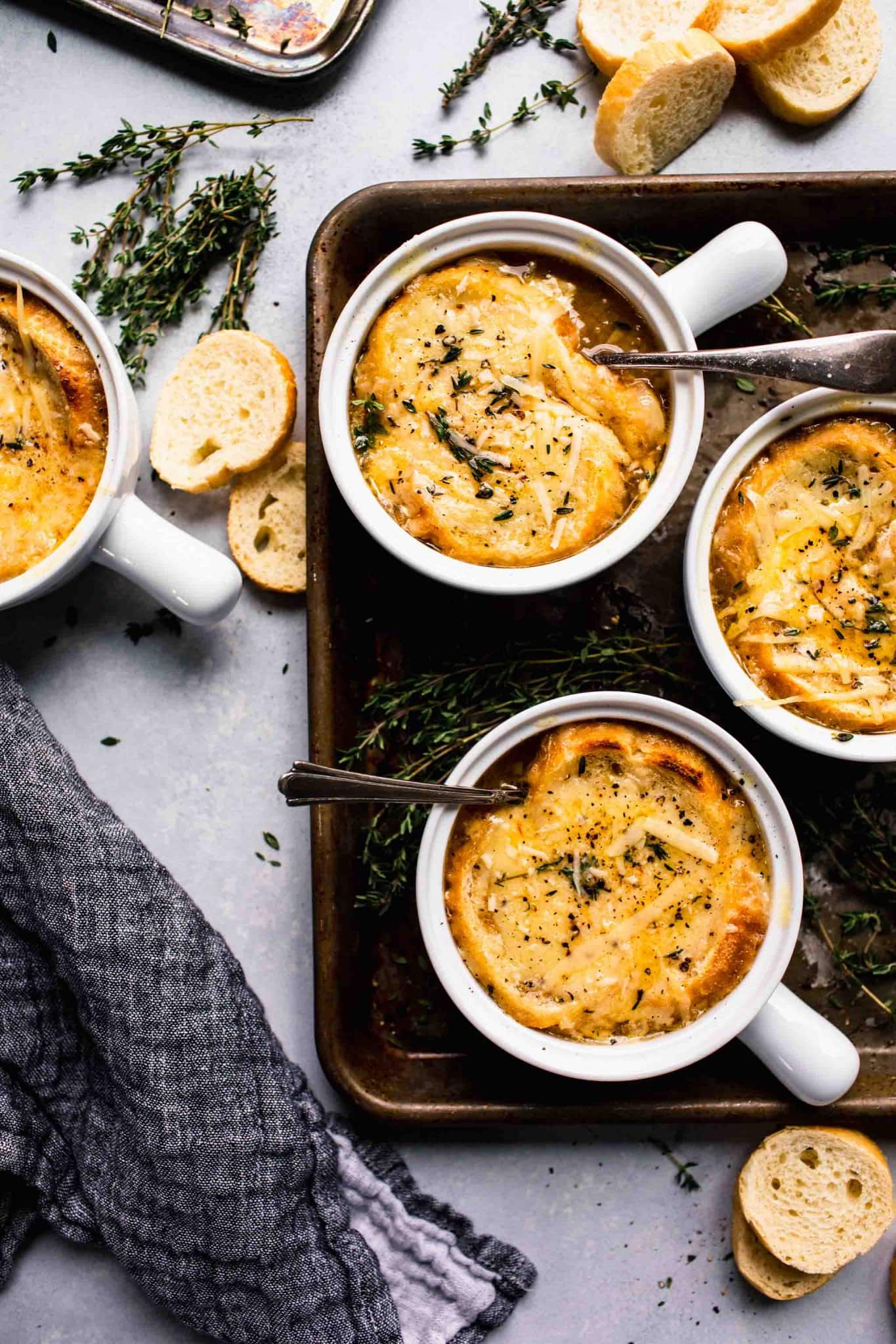 Instant Pot French Onion Soup Platings + Pairings