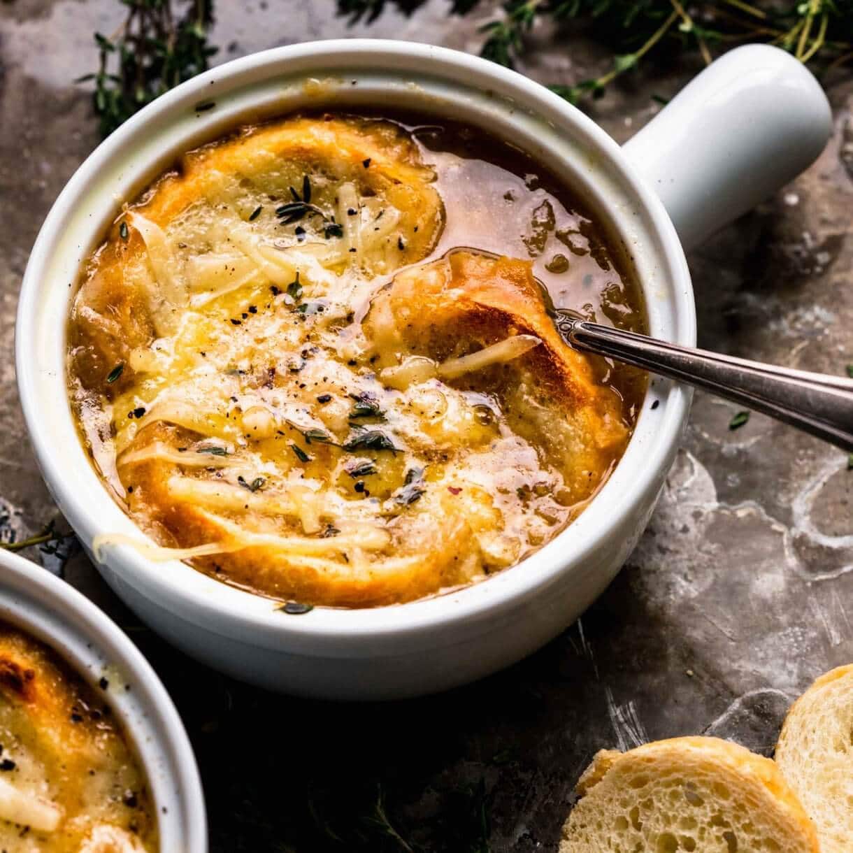 Instant Pot French Onion Soup - Platings + Pairings