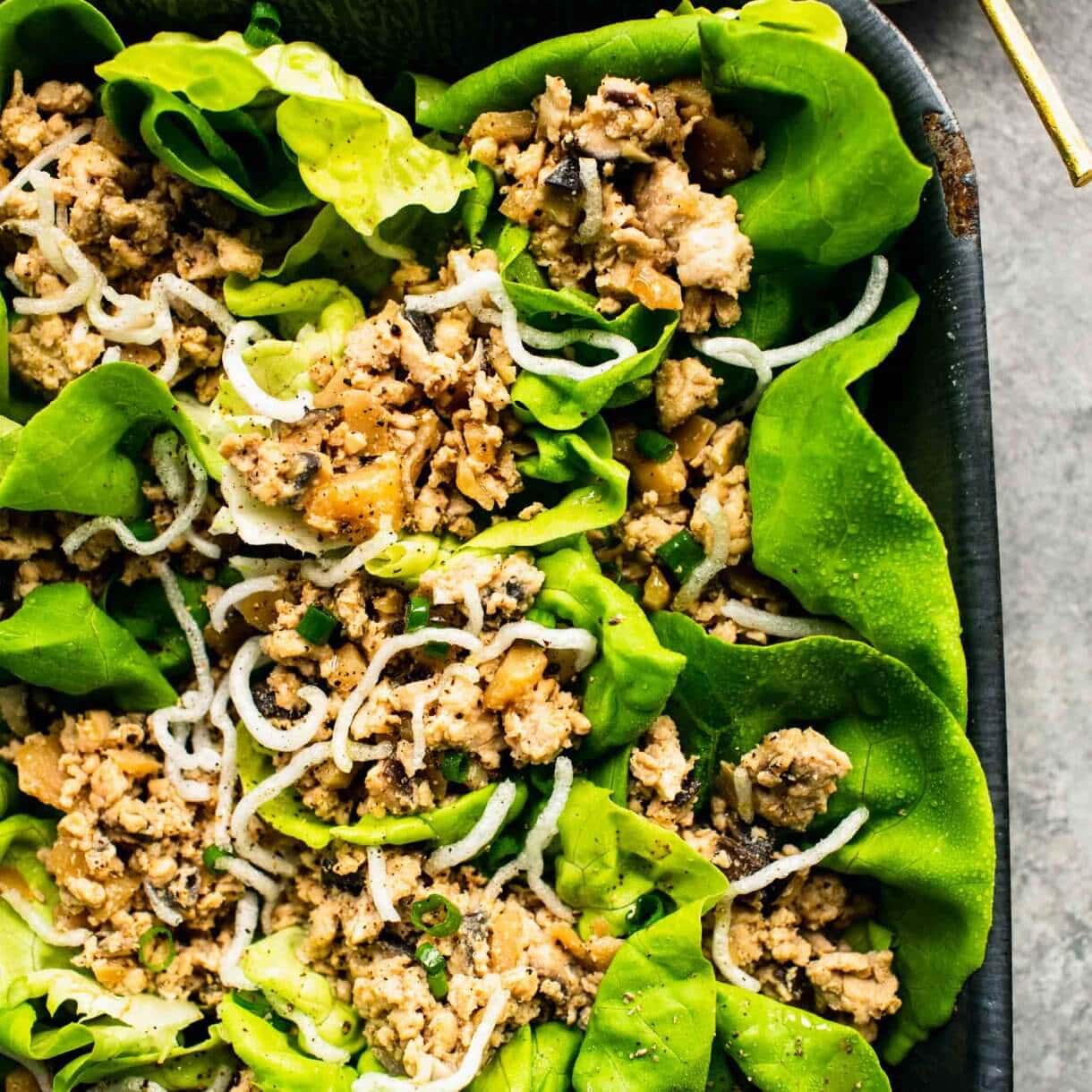 PF Chang's Lettuce Wraps + Dipping Sauce Copycat
