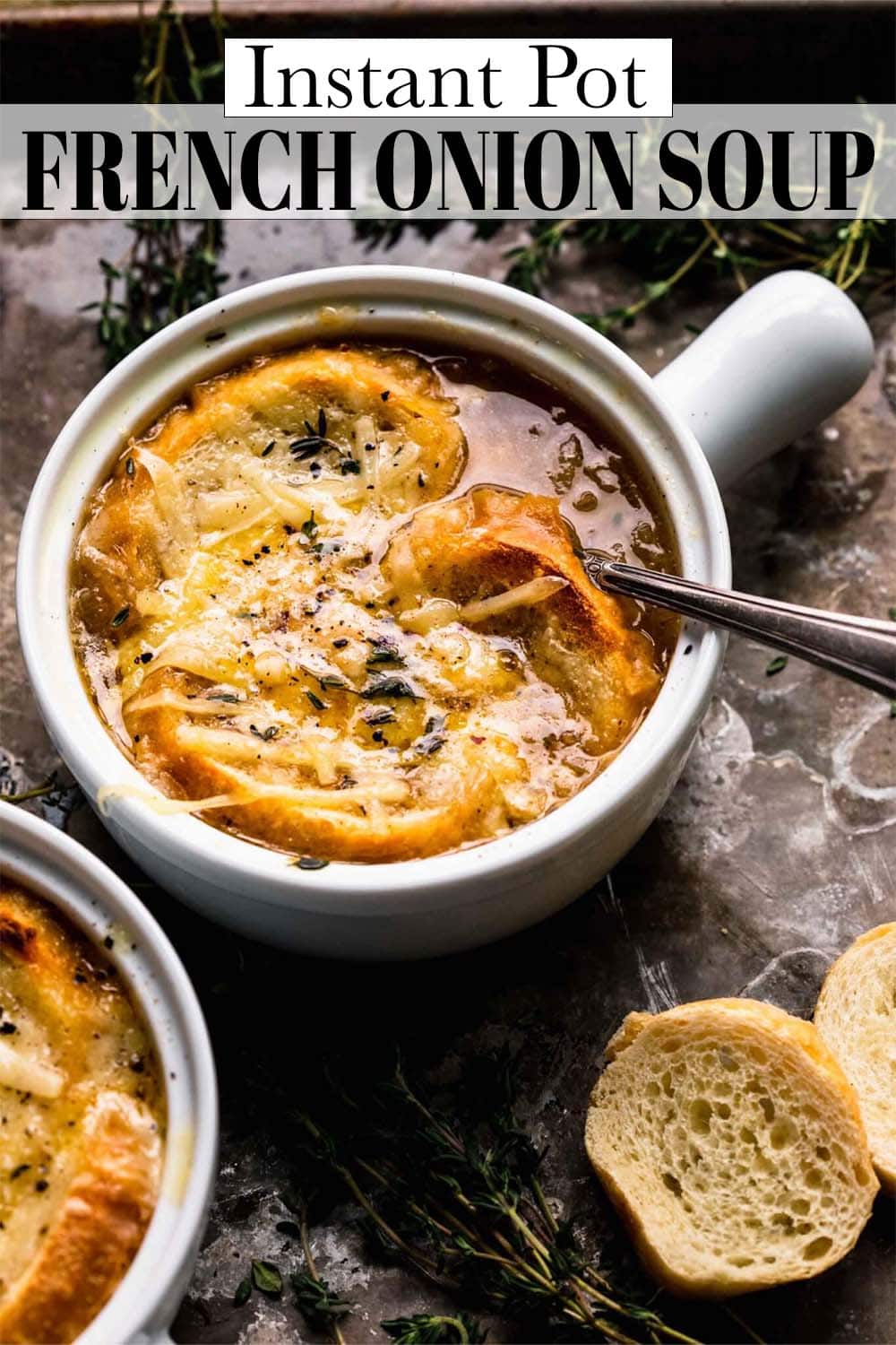 The BEST Instant Pot French Onion Soup - Platings + Pairings