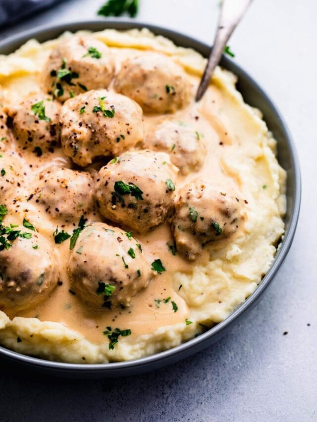 Swedish Meatballs (Lightened Up Turkey Version)