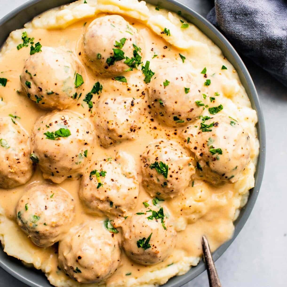 Easy Turkey Swedish Meatballs (with Ground Turkey)