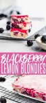 If lemon bars and blackberry pie had a baby, you’d have these Blackberry Lemon Blondies. They’re moist, tangy and delicious with bits of blackberries running throughout. // recipe
