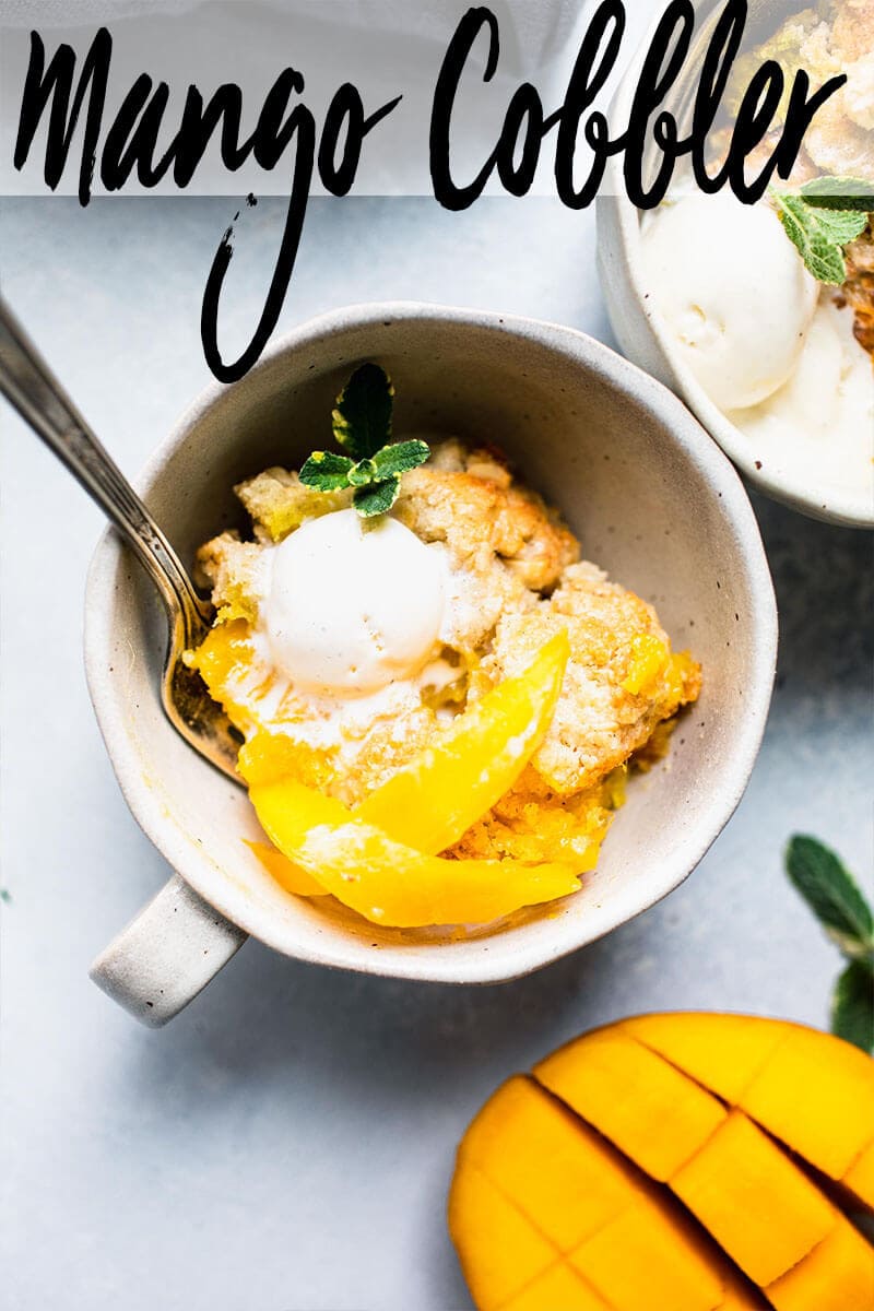 Mango Cobbler Recipe + VIDEO Platings + Pairings