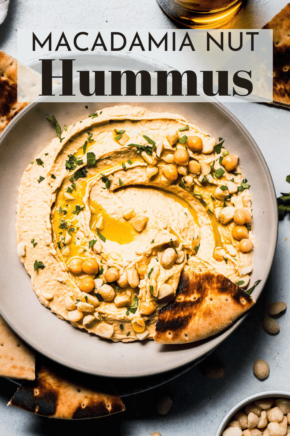 Macadamia Nut Hummus Platings + Pairings