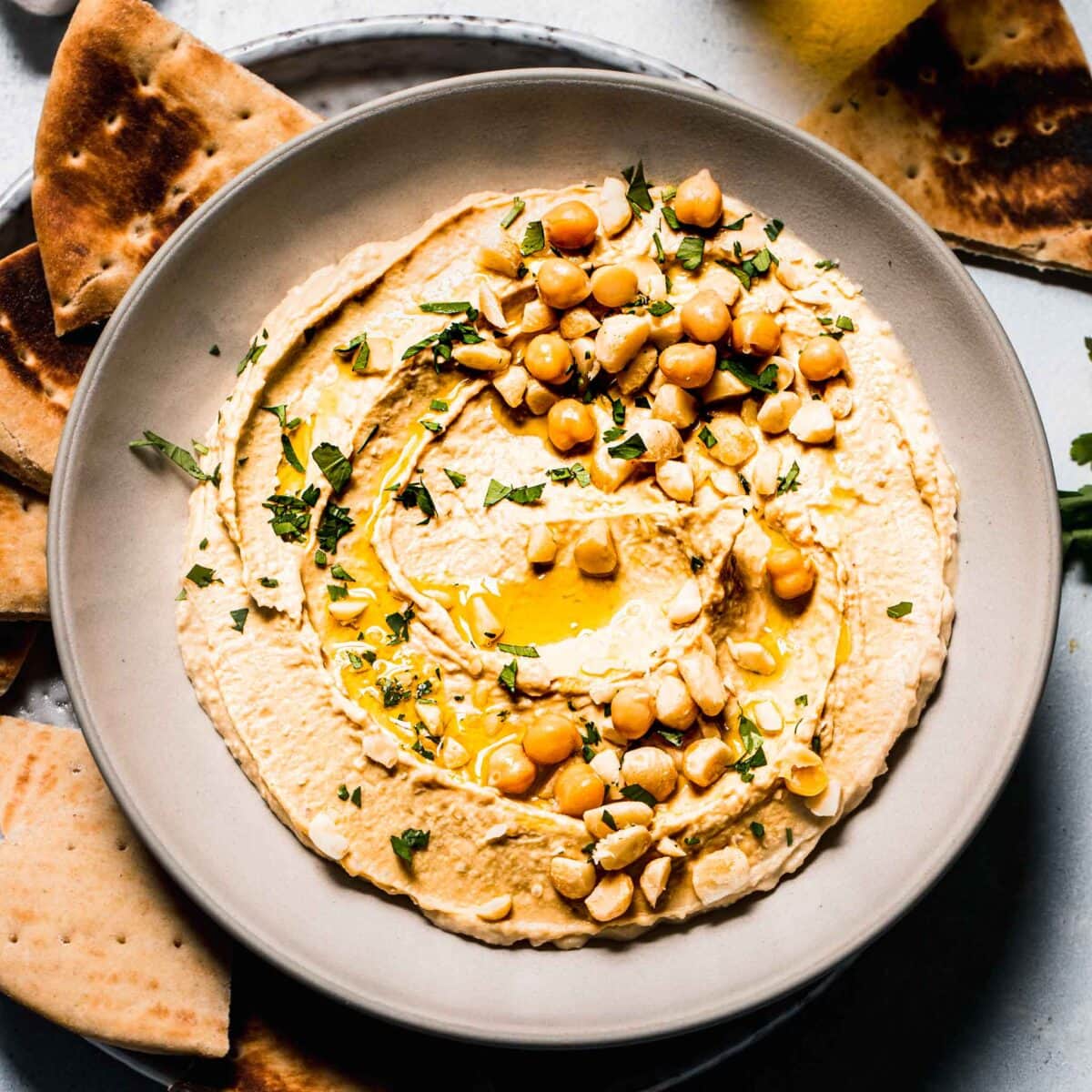 Macadamia Nut Hummus Platings + Pairings