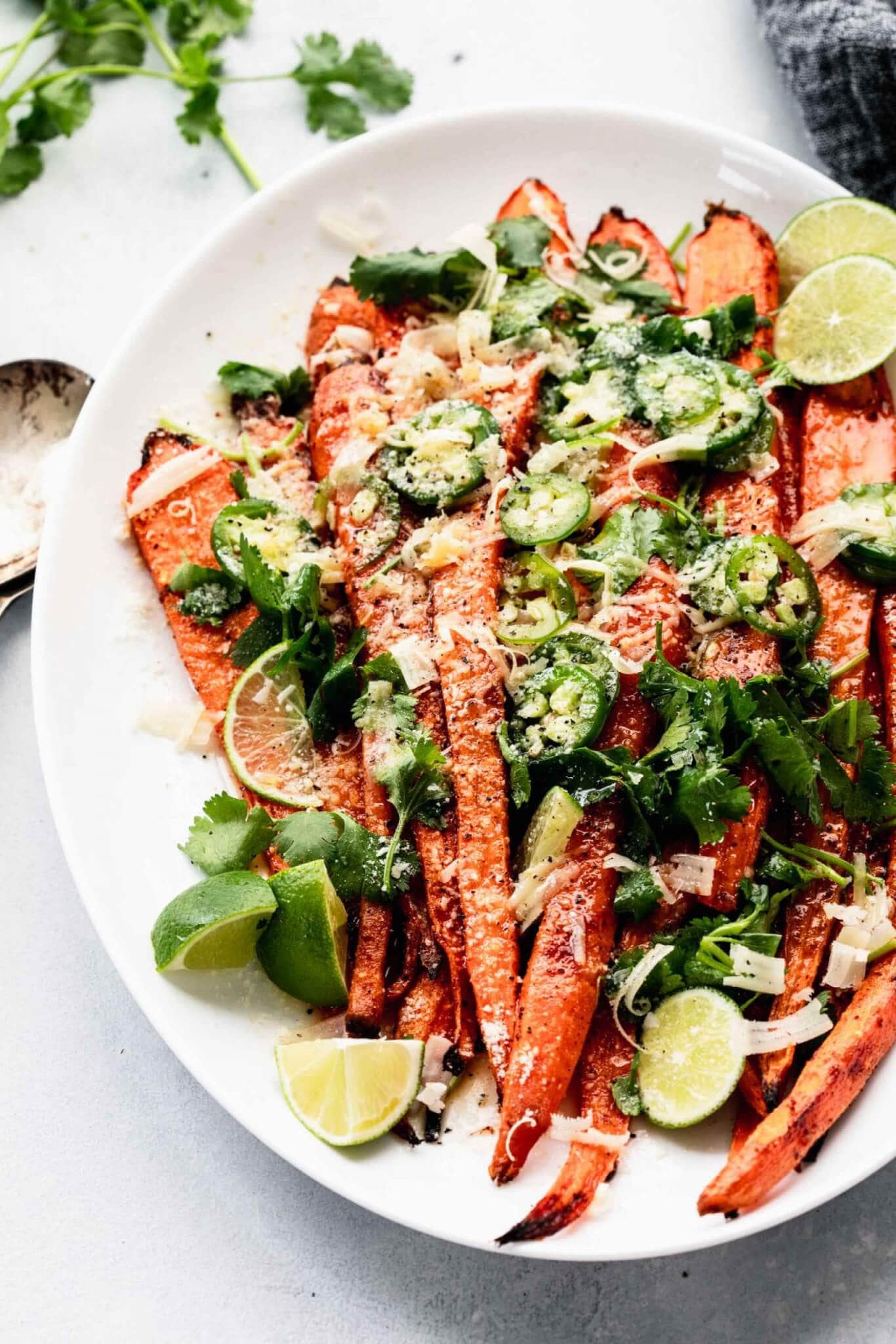 Oven Roasted Carrots (Elote Style) Platings + Pairings