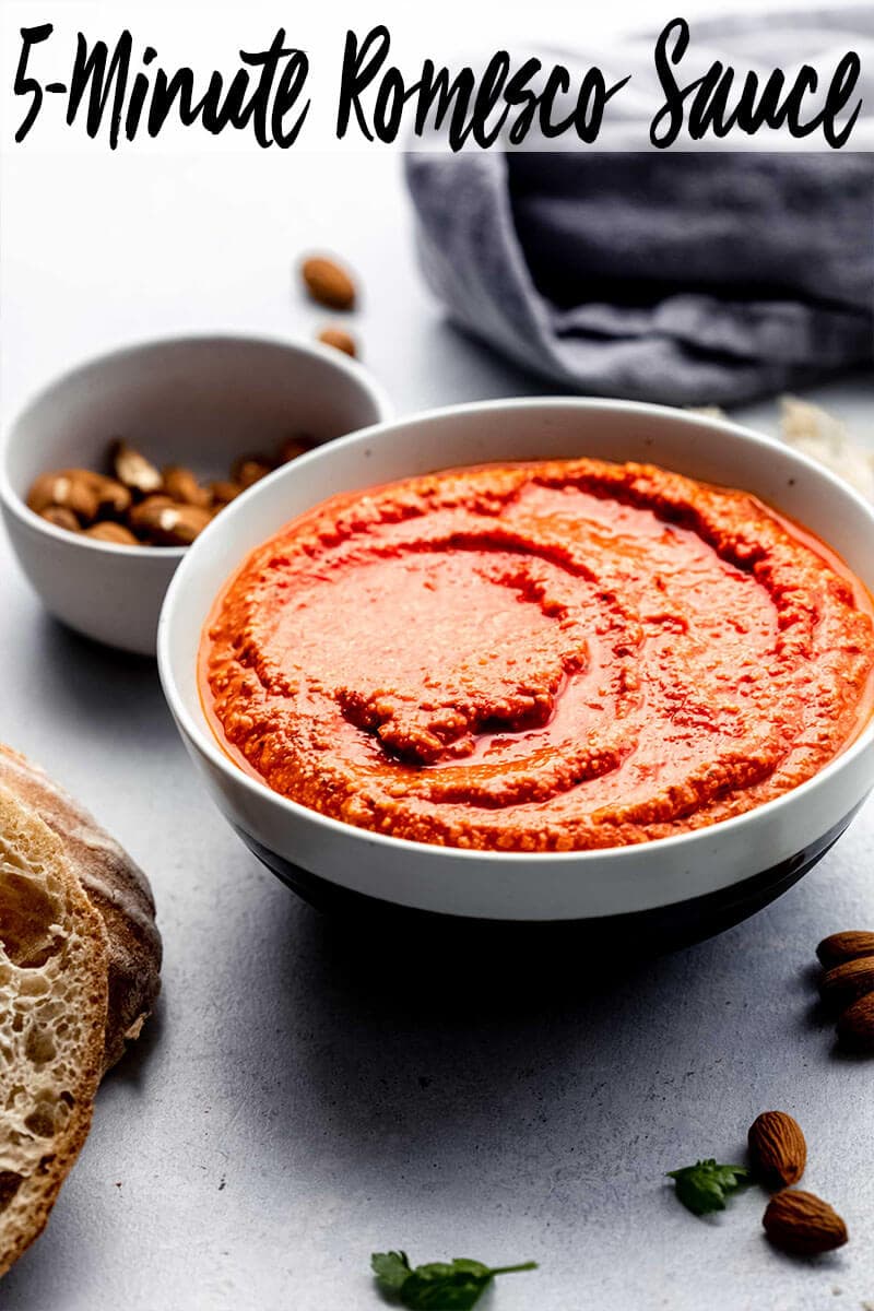 Romesco Sauce // 5Minute Recipe Platings + Pairings