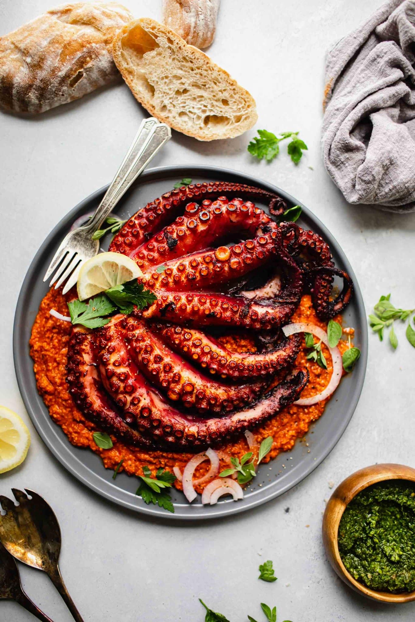 Sous Vide Octopus Recipe (Tender & Flavorful!!!) Platings + Pairings