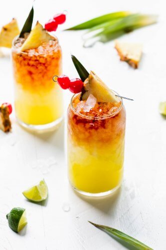 Hawaiian Mai Tai Recipe with Pineapple Juice