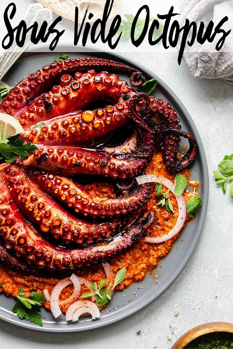 Sous Vide Octopus Recipe // Tender & Flavorful Platings + Pairings
