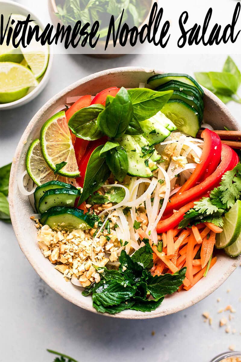 Vietnamese Noodle Salad (Bun Bo Xao) Platings + Pairings