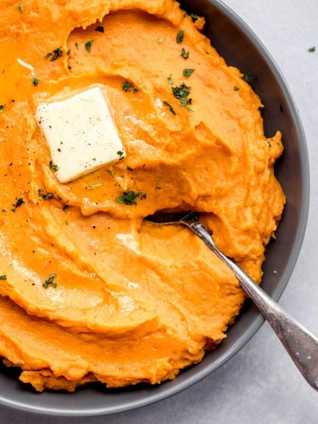 Ultra Creamy Mashed Sweet Potatoes