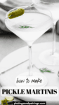 Pickle martini pinterest image.