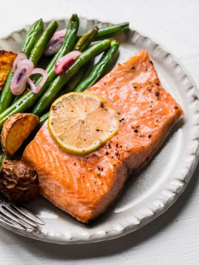 Perfect Oven Baked Salmon Platings + Pairings