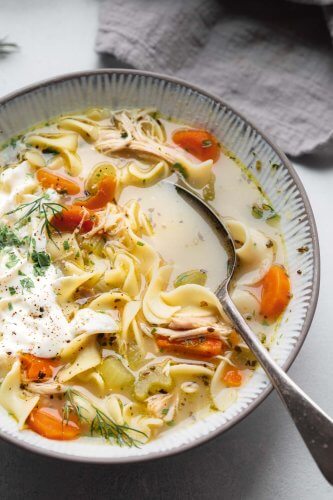Instant Pot Chicken Noodle Soup