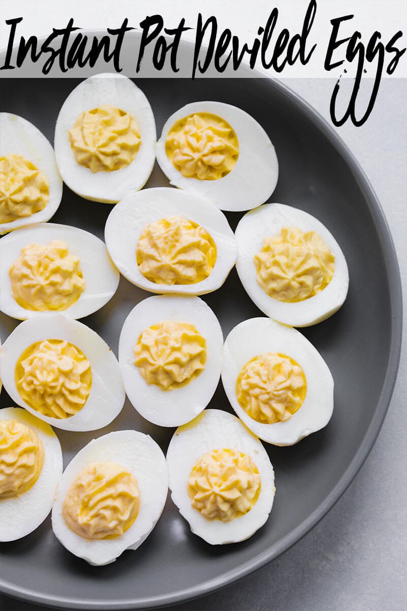 Instant Pot Deviled Eggs // Easy Peel! Platings + Pairings