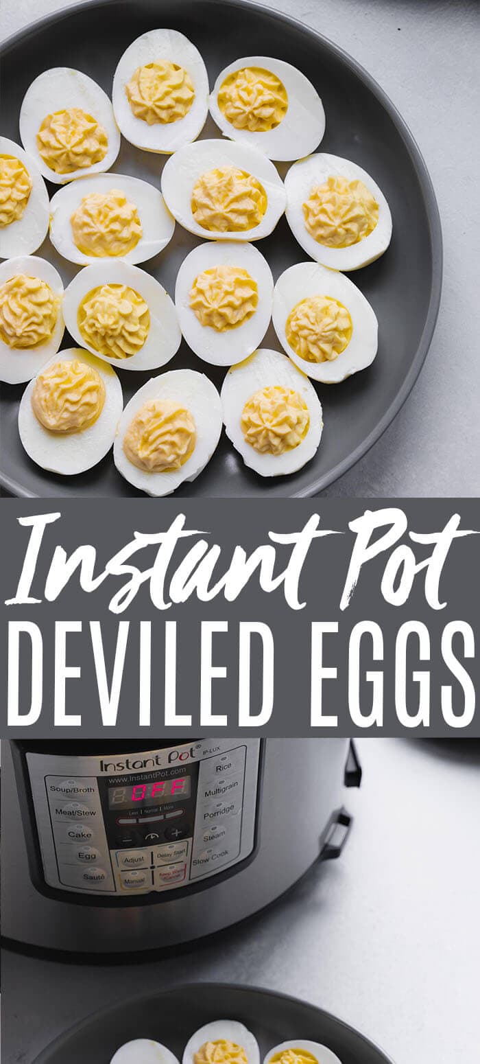 Instant Pot Deviled Eggs // Easy Peel! Platings + Pairings