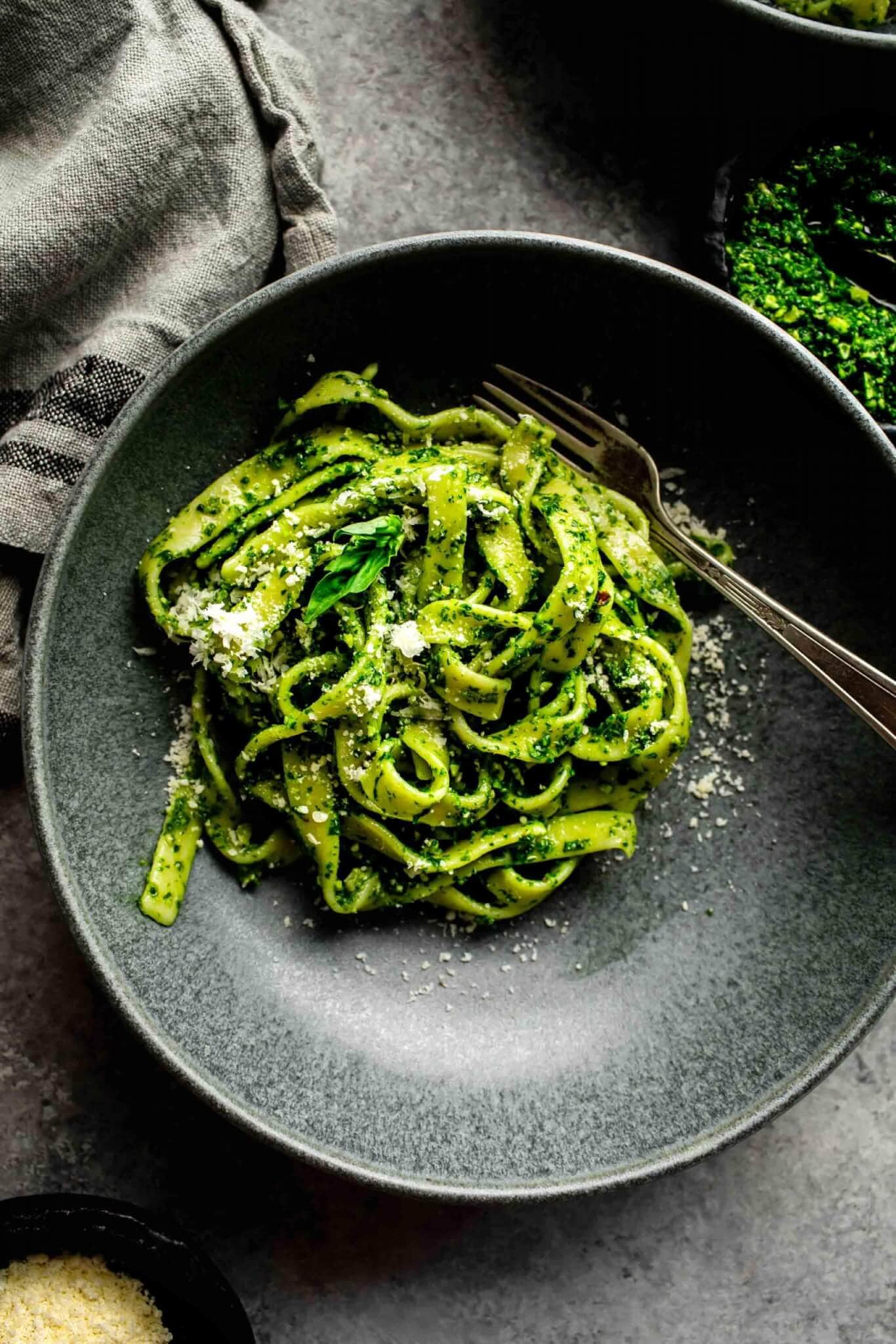 Kale Pesto Recipe Story Platings + Pairings
