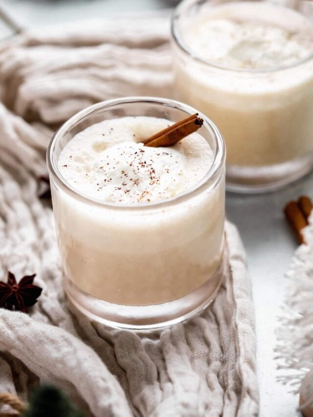EASY Eggnog Recipe Platings + Pairings