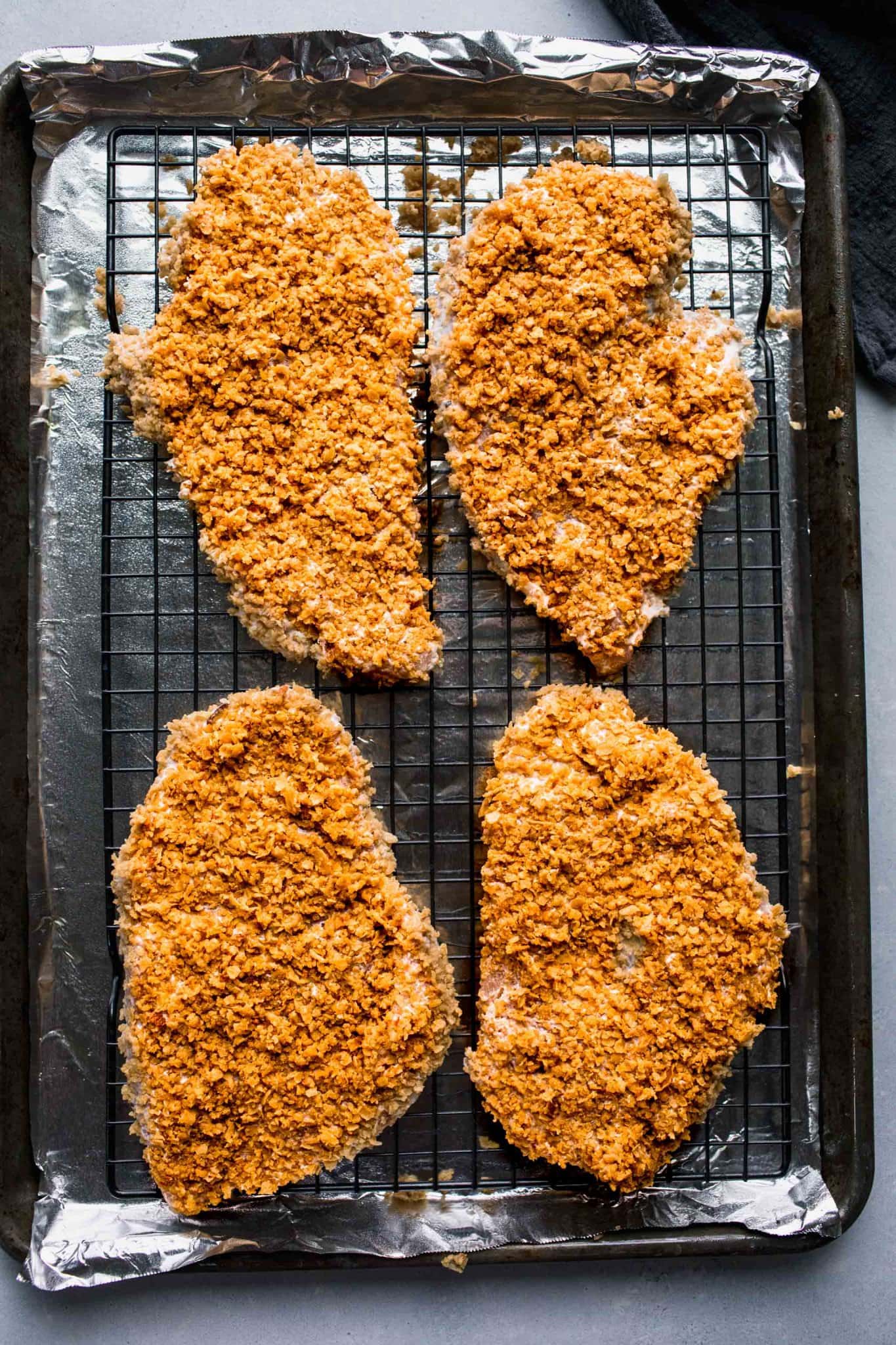 Sour Cream & Onion Crispy Baked Chicken + VIDEO Platings + Pairings