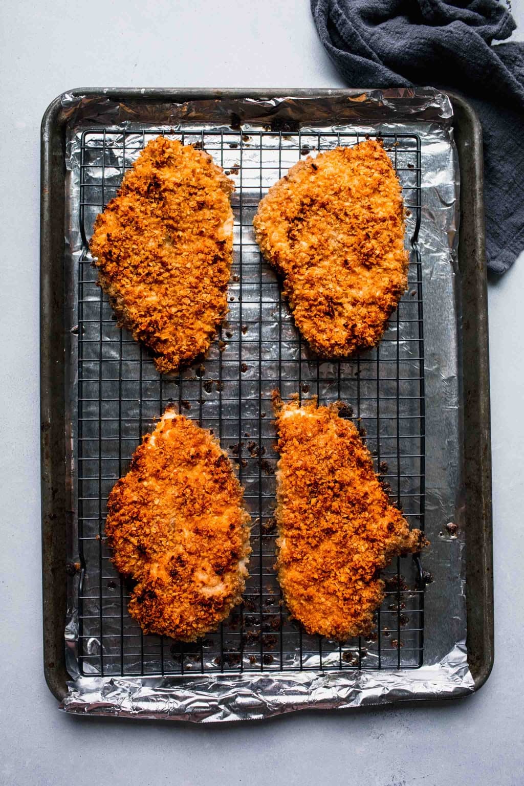 Sour Cream Chicken with Crispy Onion Coating