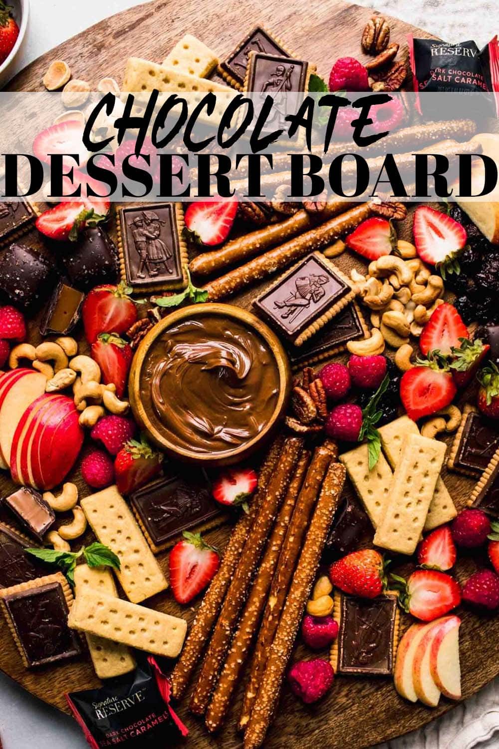 Chocolate Charcuterie Board (Dessert Board Ideas)